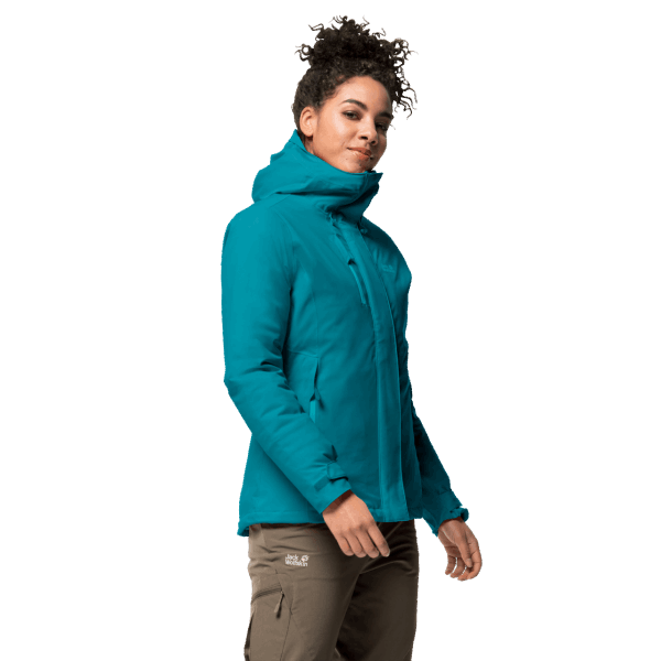 Nieuw Donker Cyaan Jack Wolfskin Troposphere Damesjack