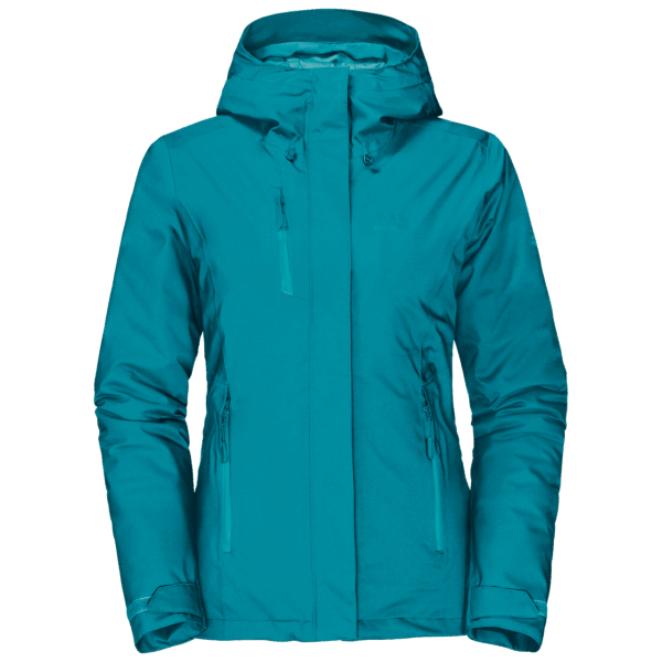 Nieuw Donker Cyaan Jack Wolfskin Troposphere Damesjack