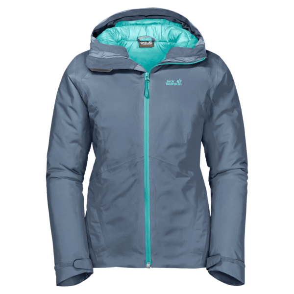 Jack Wolfskin Frost Blue Argon Stormjack Voor Dames Heet