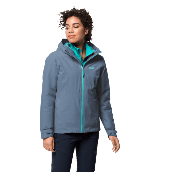 Jack Wolfskin Frost Blue Argon Stormjack Voor Dames Heet