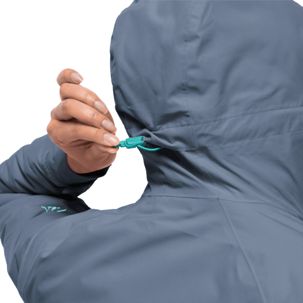 Jack Wolfskin Frost Blue Argon Stormjack Voor Dames Heet