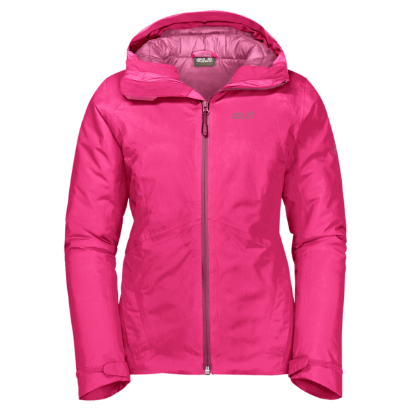 Jack Wolfskin Best Dames Argon Stormjack Roze Anemone