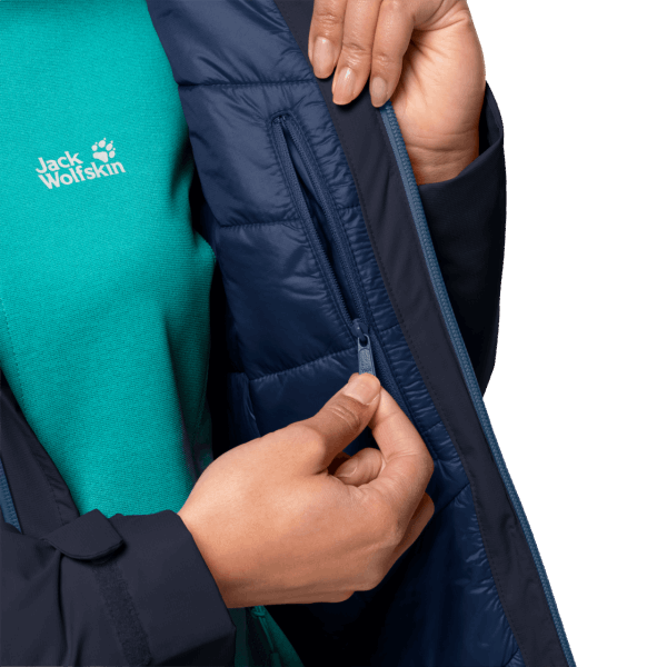 Jack Wolfskin Dames Argon Stormjack Nachtblauw Fashion