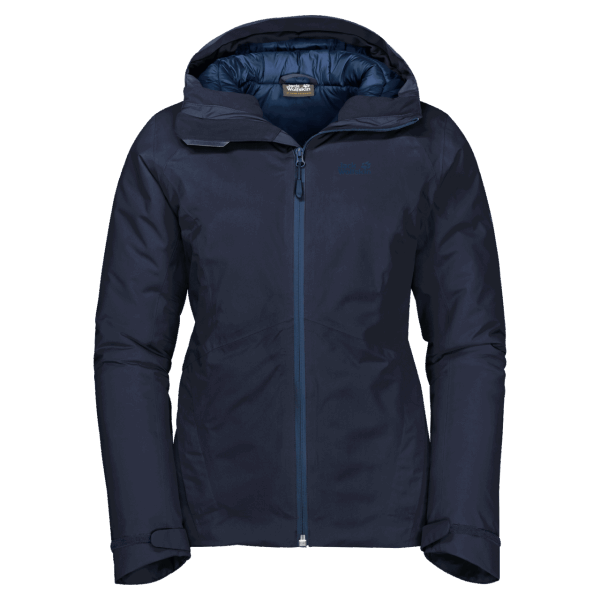 Jack Wolfskin Dames Argon Stormjack Nachtblauw Fashion