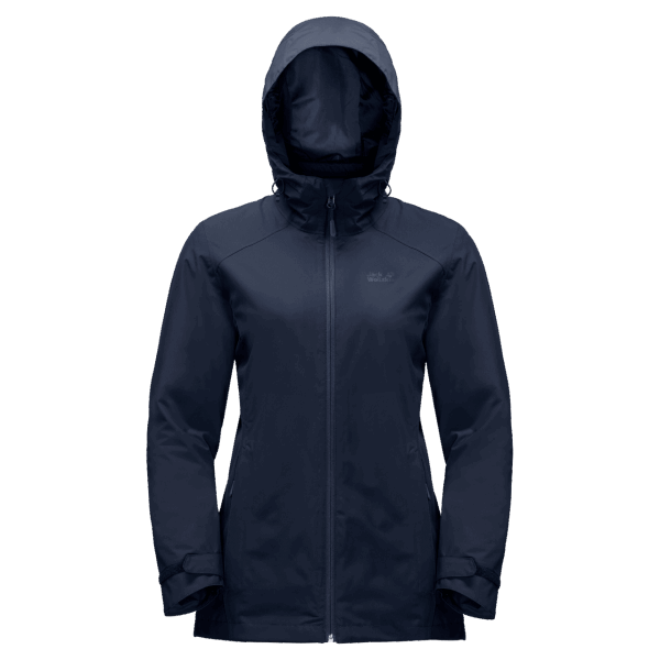Middernachtblauwe Jack Wolfskin Norrland 3in1 Damesorigineel