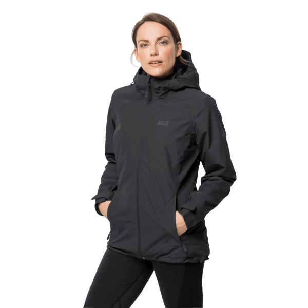 Zwarte Origins Jack Wolfskin Norrland Dames 3in1