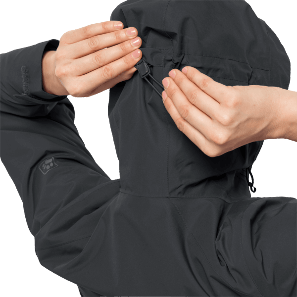 Zwarte Origins Jack Wolfskin Norrland Dames 3in1