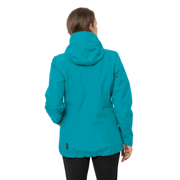 Norrland 3in1 Jack Wolfskin Voor Dames In Donker Cyaan