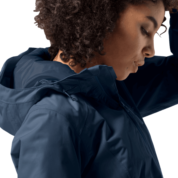 Dark Indigo Frosty Morning Damesjack Jack Wolfskin Merken