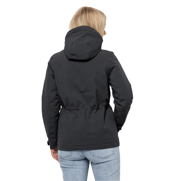 Hot Dames White Frost Jack Jack Wolfskin Zwart