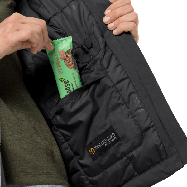 Hot Dames White Frost Jack Jack Wolfskin Zwart