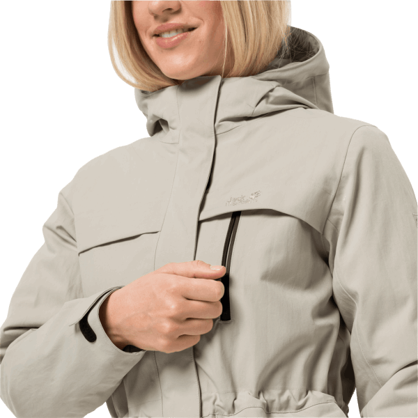Beste White Frost Jack Voor Dames Dusty Grey Jack Wolfskin