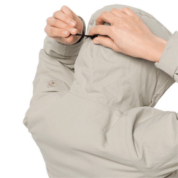 Beste White Frost Jack Voor Dames Dusty Grey Jack Wolfskin