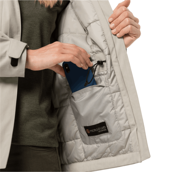 Beste White Frost Jack Voor Dames Dusty Grey Jack Wolfskin