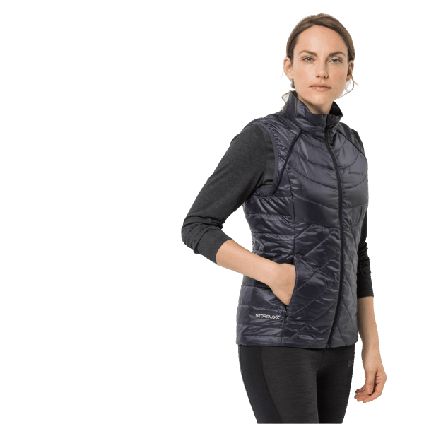Nieuwe Atletische 5in1 Jack Wolfskin Grafiet Dames