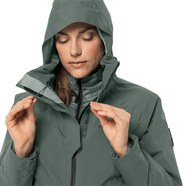 Fashion Jack Wolfskin Atletische 5in1 Dames Hedge Groen