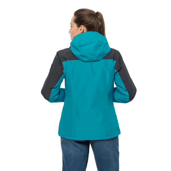 Dames Dna Rhapsody 3in1 Jack Wolfskin Dark Cyaan Origin