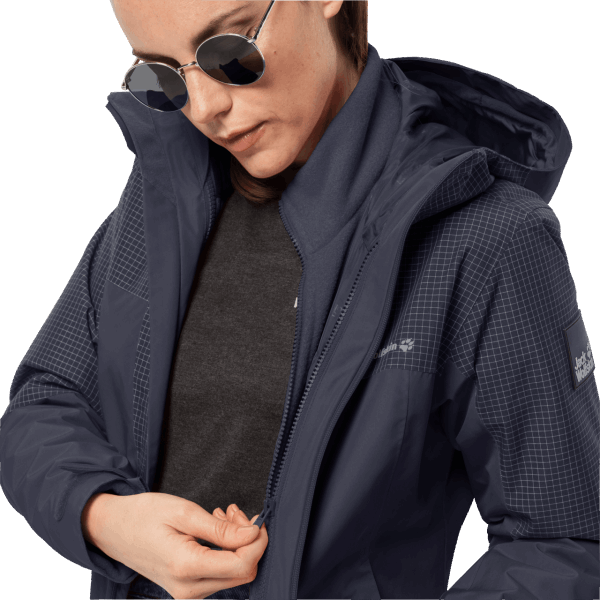 Dna Rhapsody 3in1 Jack Wolfskin Origins Grafiet Voor Dames