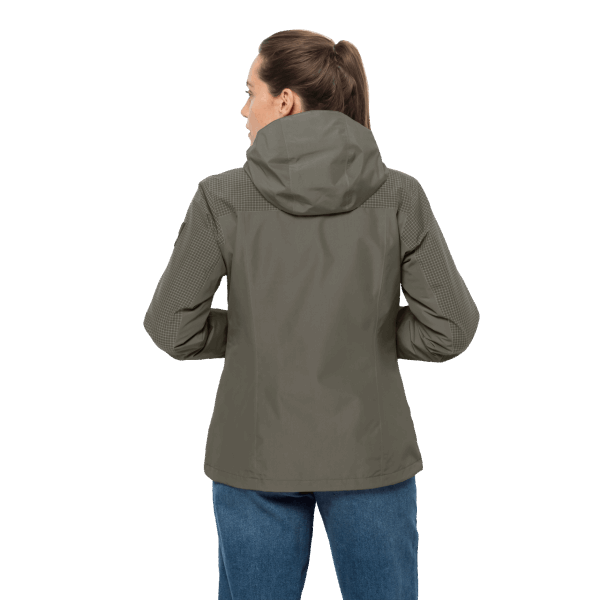 Dna Rhapsody 3in1 Druivenblad Jack Wolfskin Voor Dames