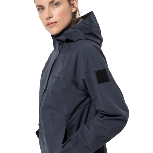 Sportjas Voor Dames Van Grafiet Van Het Merk Jack Wolfskin