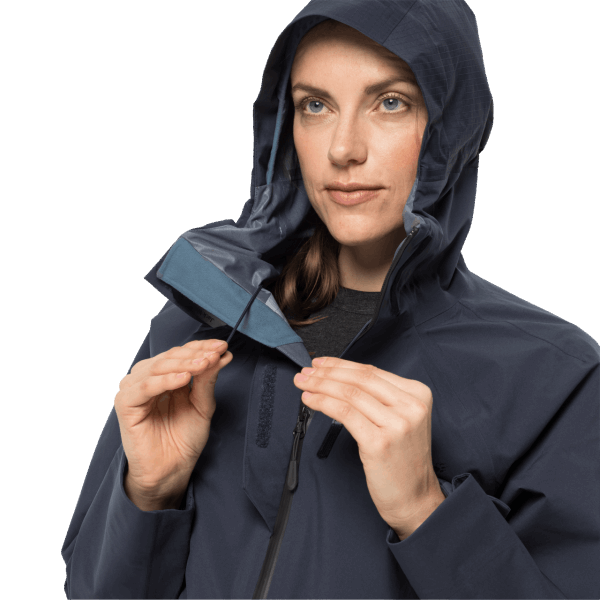 Sportjas Voor Dames Van Grafiet Van Het Merk Jack Wolfskin