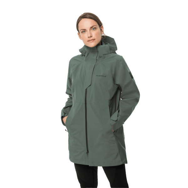 Dames Sportjas Origineel Jack Wolfskin Hedge Groen