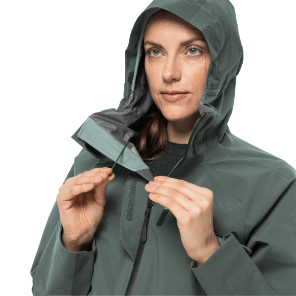 Dames Sportjas Origineel Jack Wolfskin Hedge Groen