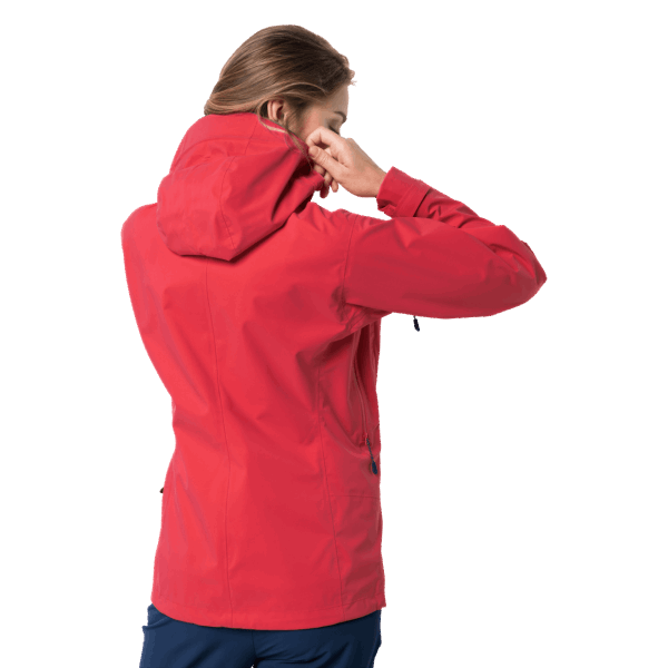 Tulp Rood Jack Wolfskin Origins Exolight Pro Damesjack