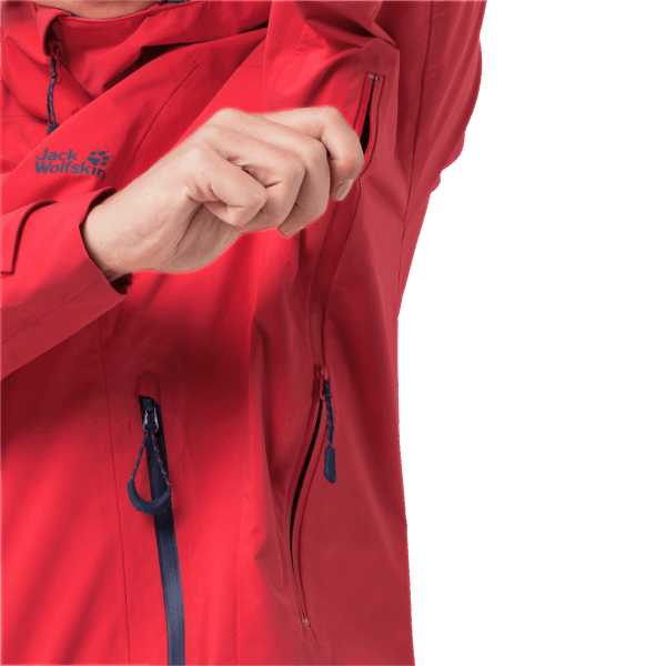 Tulp Rood Jack Wolfskin Origins Exolight Pro Damesjack