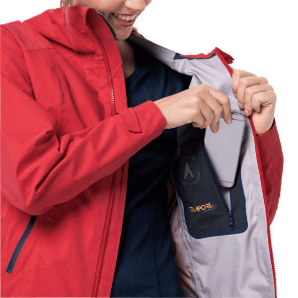 Tulp Rood Jack Wolfskin Origins Exolight Pro Damesjack
