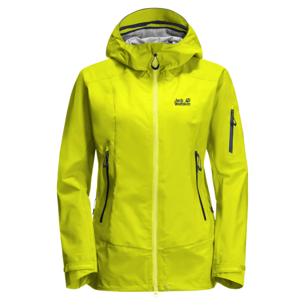 Knipperend Groen Jack Wolfskin Exolight Pro Damesjack Van Het Merk