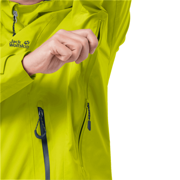Knipperend Groen Jack Wolfskin Exolight Pro Damesjack Van Het Merk