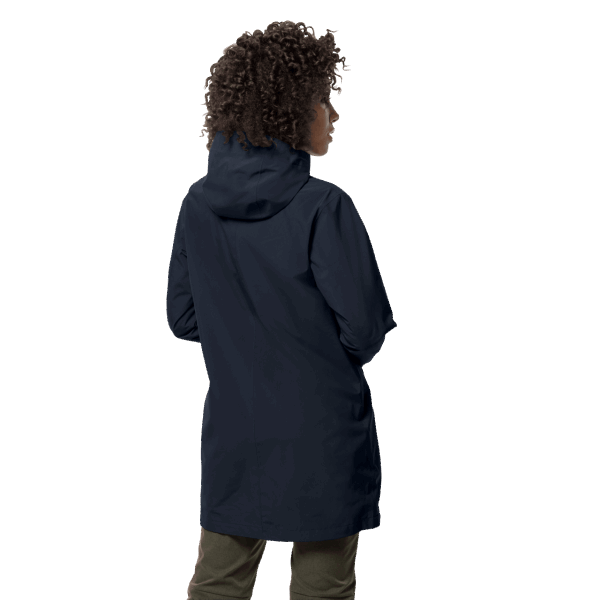 Night Blue Brands Jack Wolfskin Jwp Jas Voor Dames