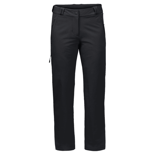 Zwarte Active Thermische Broek Voor Dames Jack Wolfskin Hot
