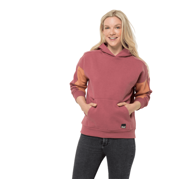 365 Hoody Rouge Jack Wolfskin Origineel Voor Dames