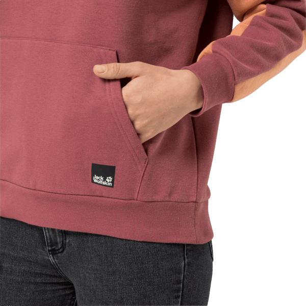 365 Hoody Rouge Jack Wolfskin Origineel Voor Dames