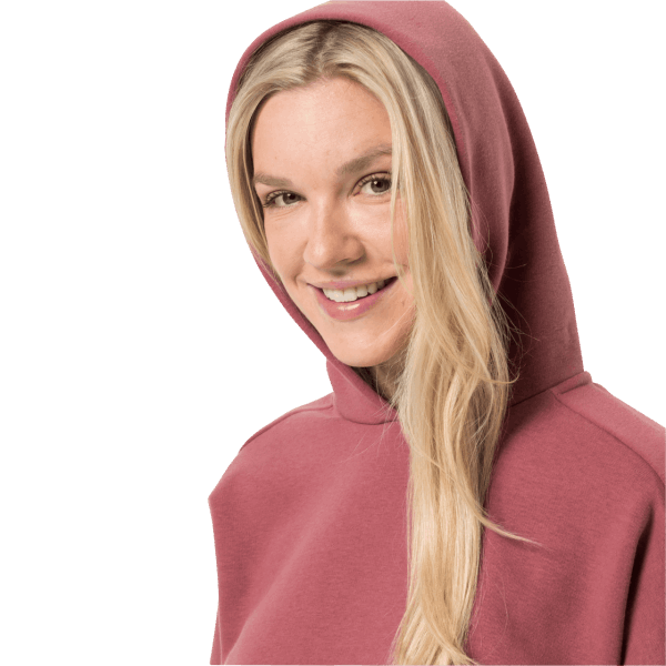 365 Hoody Rouge Jack Wolfskin Origineel Voor Dames