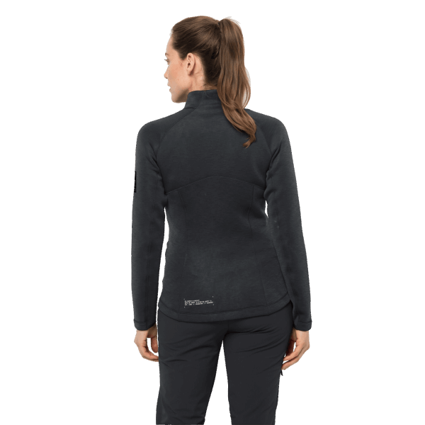Black Jack Wolfskin Merken Atletische 1/2 Rits Voor Dames