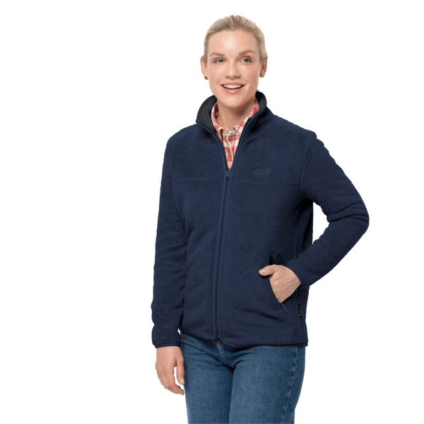 Collectie Chilly Walk Damesjack Jack Wolfskin Nachtblauw