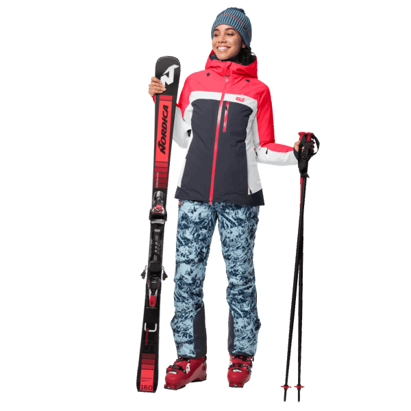 Collecties Geweldige Sneeuwjas Voor Dames Ebbenhout Jack Wolfskin