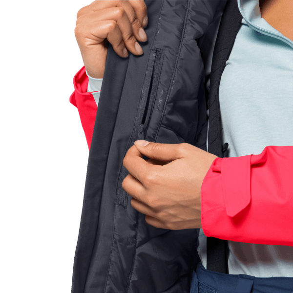 Collecties Geweldige Sneeuwjas Voor Dames Ebbenhout Jack Wolfskin