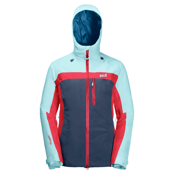 Origin Jack Wolfskin Donker Indigo Geweldig Sneeuwjack Voor Dames