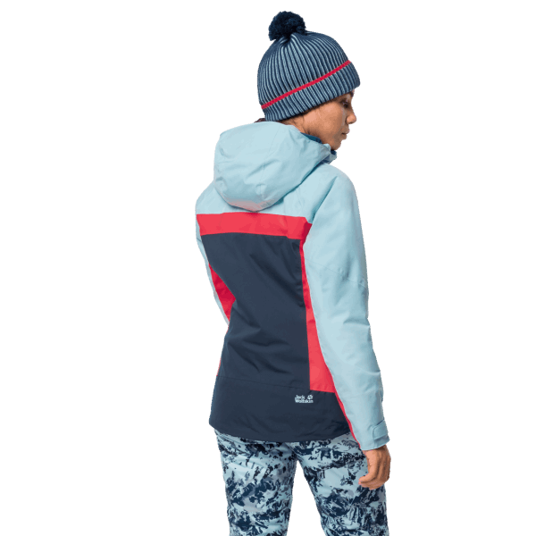 Origin Jack Wolfskin Donker Indigo Geweldig Sneeuwjack Voor Dames
