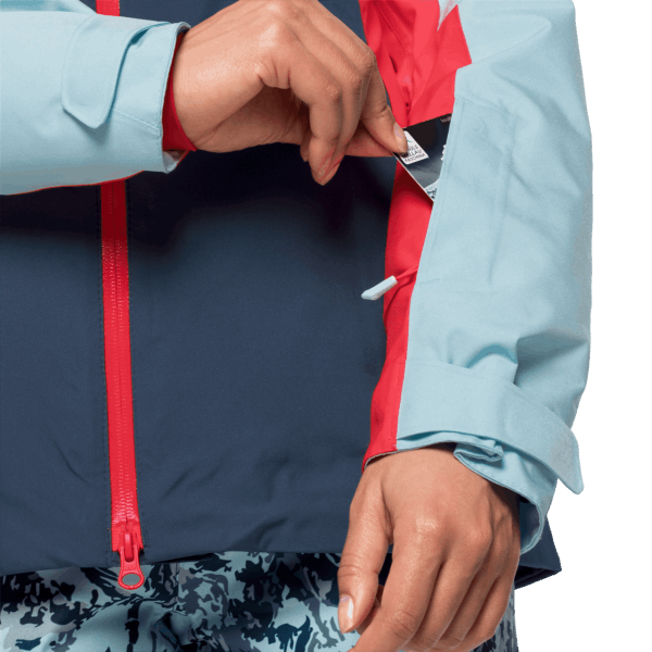 Origin Jack Wolfskin Donker Indigo Geweldig Sneeuwjack Voor Dames