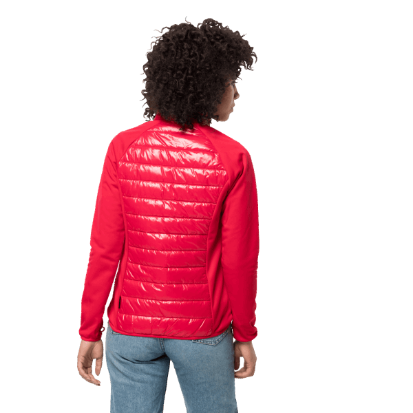 Dames Rijdier Emin 3in1 Jack Wolfskin Helder Rood Origineel