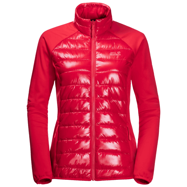 Dames Rijdier Emin 3in1 Jack Wolfskin Helder Rood Origineel