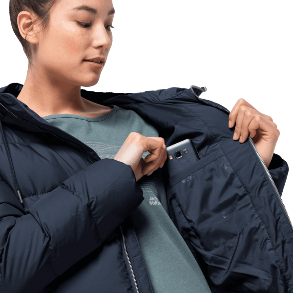 Crystal Palace Coat Midnight Blue Jack Wolfskin Best