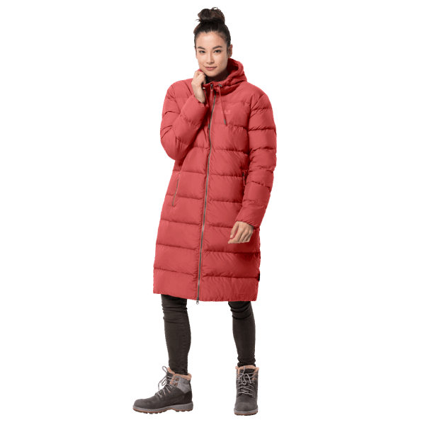 Crystal Palace Jas Koraalrood Nieuwe Jack Wolfskin