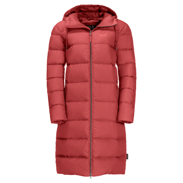 Crystal Palace Jas Koraalrood Nieuwe Jack Wolfskin