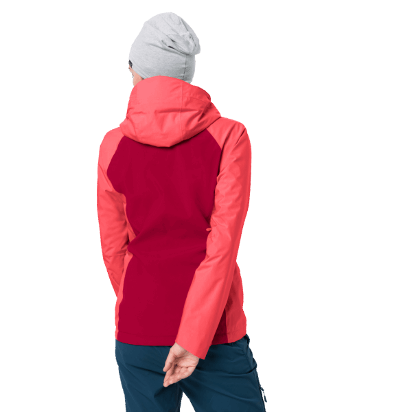 Scharlaken Nieuw Jack Wolfskin Mount Emin Damesjack
